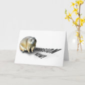 Carte Groundhog Phil dit… (Fleur jaune)