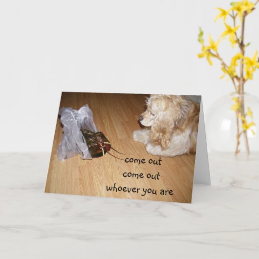 CARTE GROUPE 40E - LOBSTER/DOGGIE (Fleur jaune)