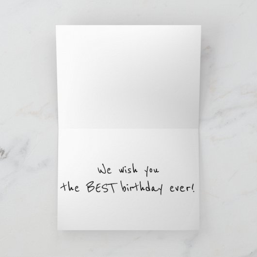 CARTE GROUPE DE CHIENS *MEILLEUR ANNIVERSAIRE JAMAIS PÈR (Intérieur)