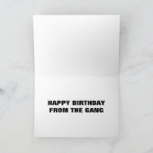 CARTE GROUPE DE CHIENS PRARIE DISENT JEUX ANNIVERSAIRE (Intérieur)