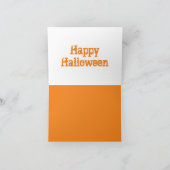 Carte Groupe de Citrouilles pétillants avec cadre torsad (Intérieur)