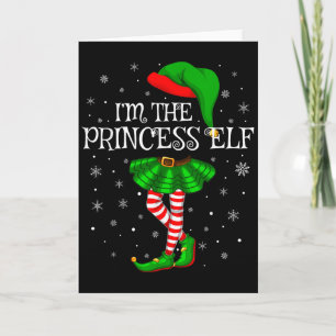 Carte Groupe de famille assorti Je suis la princesse elf