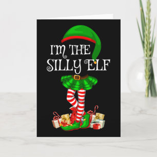 Carte Groupe de famille assorti Je suis le Noël de l'elf