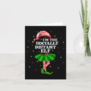Carte Groupe de famille Je suis l'elfe de Noël à distanc
