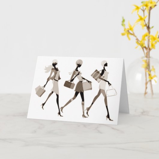 Carte GROUPE DE FILLES POUR LE 40ème DE MME (Fleur jaune)