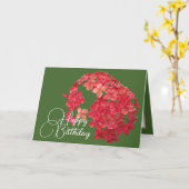 Carte Groupe de petites fleurs rouges Arrière - plan ver (Fleur jaune)