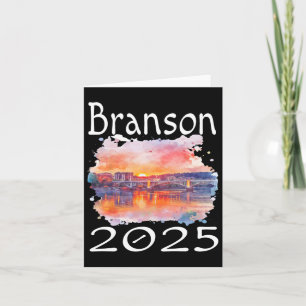 Carte Groupe de vacances de famille assorti Branson 2025