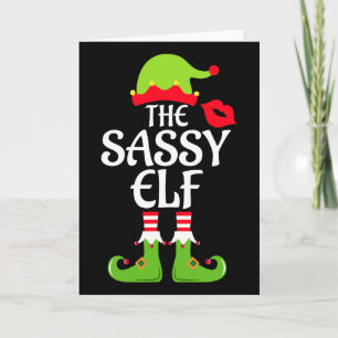 Carte Groupe familial correspondant Sy Elf Christmas Par
