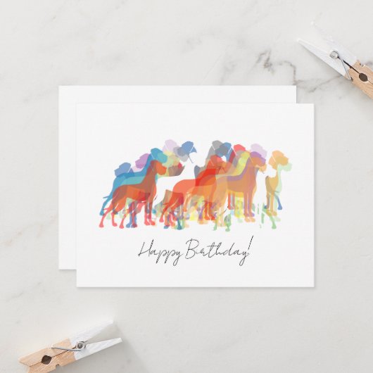 Carte Groupe Great Dane (Devant/Arrière en situation)