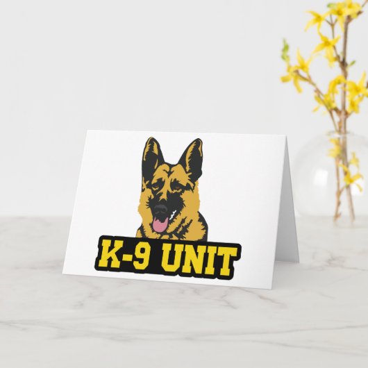 Carte Groupe K-9 (Fleur jaune)