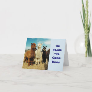 CARTE GROUPE OF **CONGRATULATIONS GOOD NEWS**
