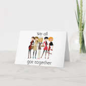 CARTE *GROUPE* SE RASSEMBLE POUR DIRE "BIENTÔT BIEN" (Devant)