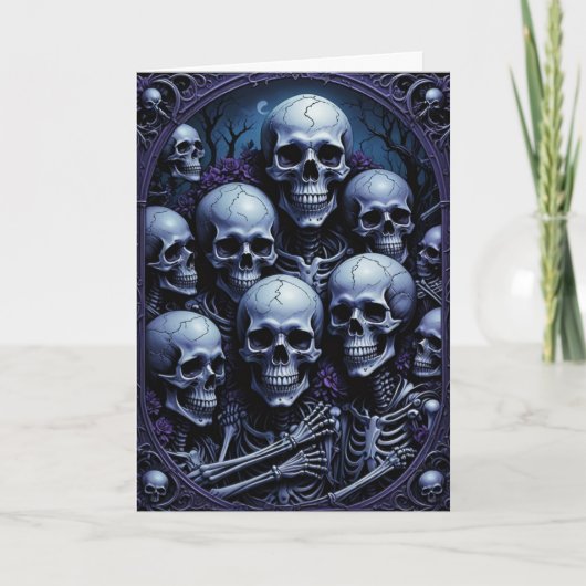 Carte Groupe Selfie Halloween (Devant)