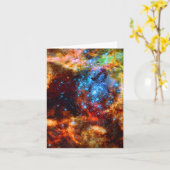 Carte Groupe stellaire, image d'espace (Fleur jaune)
