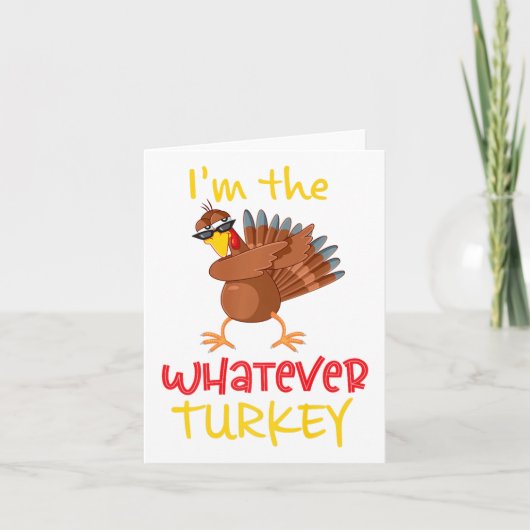 Carte Groupe Thanksgiving (Devant)