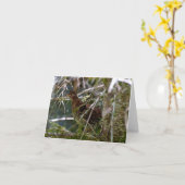 Carte Grouse de Ruffed 02 (Fleur jaune)