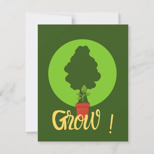 Carte Grow ! - Get big soon. (Devant)