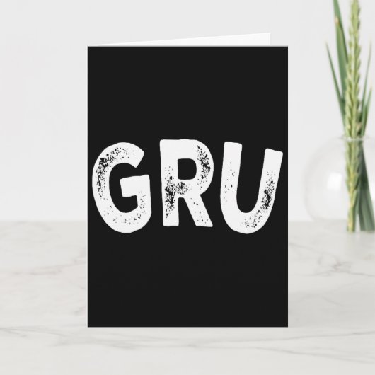 Carte Gru (Devant)