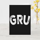 Carte Gru (Fleur jaune)