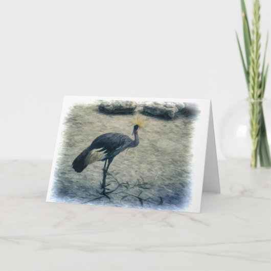 Carte Grue de la Couronne d'Afrique de l'Est (Devant)