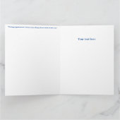 Carte Grue de Sarus survolant la tortue dans la mer (Intérieur)