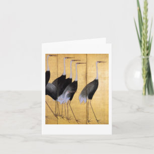 Carte Grue, Ogata Korin Art japonais