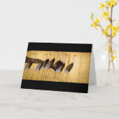 Carte Grue, Ogata Korin Art japonais (Fleur jaune)