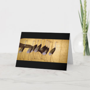 Carte Grue, Ogata Korin Art japonais