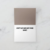 Carte Gruff Grey Chèvre Funny Fairy Tale Dessin (Intérieur)