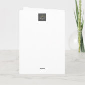 Carte Grumpy African Barbe Owlet Design (Dos)