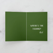 Carte Grumpy Chat noir drôle Noël (Intérieur)