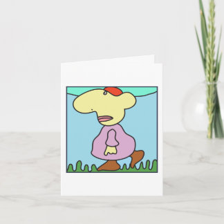 Carte Grumpy Goes Walking Card de Denis Gaston Art
