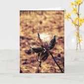 Carte Grunge d'algue (Fleur jaune)