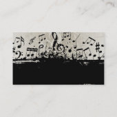 Carte grunge d'industrie musicale (Dos)