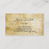 Carte grunge d'industrie musicale de piano (Dos)