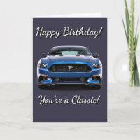 GT Classic Muscle Car Vous êtes un Anniversaire cl