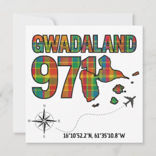 Carte Guadeloupe 971 Gwadaland - Voyage Antilles