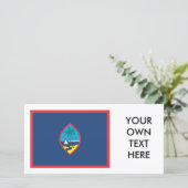 CARTE GUAM FLAG (Debout devant)