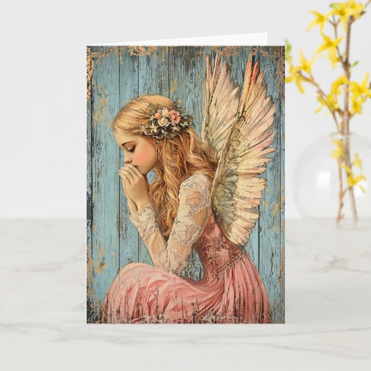 Carte Guardian Angel (Fleur jaune)