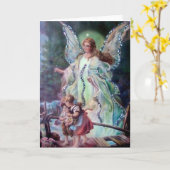 Carte GUARDIAN ANGEL c. 1900 (Fleur jaune)