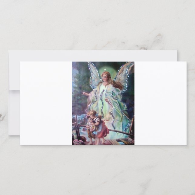 Carte GUARDIAN ANGEL c. 1900 (Devant)
