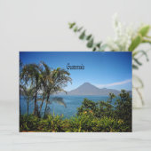 Carte Guatemala, le magnifique paysage naturel, (Debout devant)