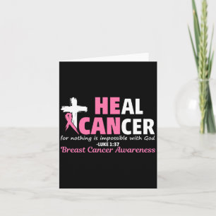 Carte Guérir Cancer Chrétien Croire Dieu Cancer Sein T