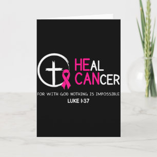 Carte Guérir le cancer Croire en Dieu Chrétien Cancer du