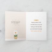 Carte Guérir les porcs avec les bandages et les fleurs (Intérieur)