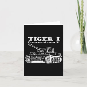 Carte Guerre Mondiale 2 Un Tigre Allemand De Tank I A Pa