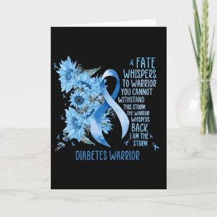 Carte Guerrier Chuchote à la Destinée Je Suis la Tempête