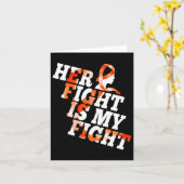 Carte Guerrier de sensibilisation à la leucémie Son comb (Fleur jaune)