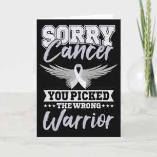 Carte Guerrier du cancer Journée mondiale contre le canc
