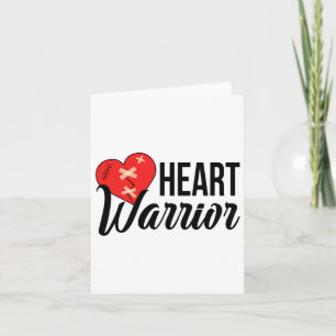 Carte Guerrier du cœur Chd Warrior Maladie cardiaque con